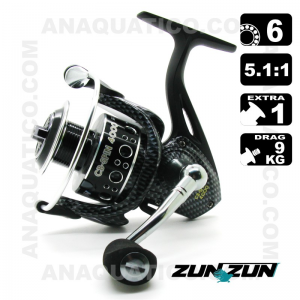 CARRETO ZUN ZUN CB-SPIN BB 6 / Drag 9Kg / R 5.1:1