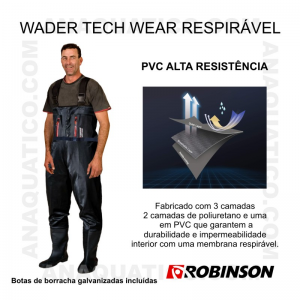 WADER ROBINSON DE 3 CAMADAS - XXL/45