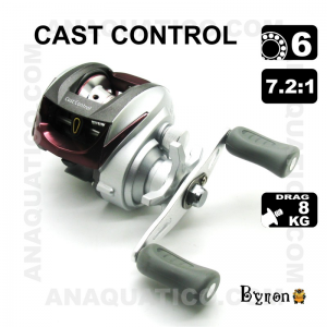 CARRETO BYRON CAST CONTROL BB 6 / Drag 8Kg / R 7.2:1