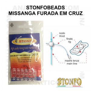 STONFO BEADS CROSS 3.3mm 