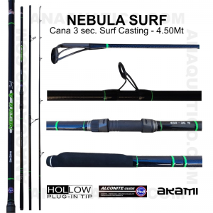 CANA AKAMI NEBULA SURF 3 SEC. 4,50MT - 100/300GR - HOLLOW