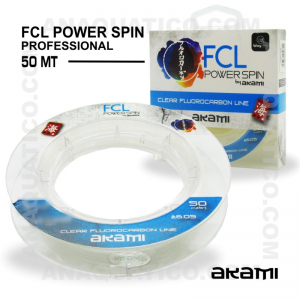 LINHA AKAMI FCL POWER SPIN PROFESSIONAL 0,165mm / 3,40kg / 50Mt