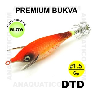 DTD WEAK FISH Bukva Squid Fishing Jigs Sea Eging Size 2.5 9.8gr 70mm