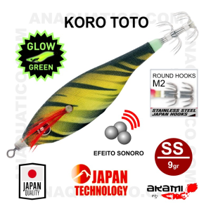 KORO TOTO AKAMI SS -  6CM / 9GR  - COR KRY