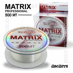 LINHA AKAMI MATRIX PROFESSIONAL 0,30mm / 9,10kg / 500Mt