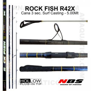NBS ROCK FISH R42X SURF 3SEC. 5.0MT - 100/260GR - TUBULAR