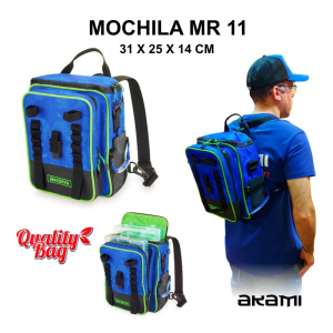 MOCHILA AKAMI MR 11  - 31 X 25 X 14 CM