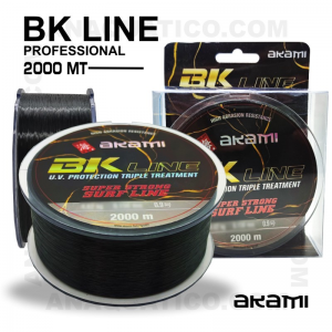 LINHA AKAMI BK LINE PROFESSIONAL 0,185mm / 6,35kg / 2000Mt