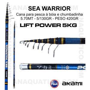 CANA AKAMI SEA WARRIOR 5.70MT - 5 / 130GR