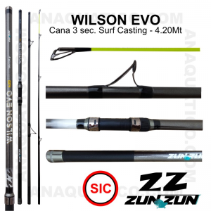 CANA ZUN ZUN WILSON EVO 3 SEC. 4,20MT - 100/200GR -  HOLLOW