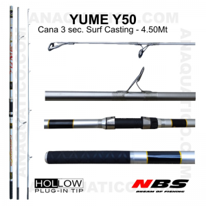 NBS YUME Y50 SURF 3SEC. 4.5MT - 100/220GR - TUBULAR