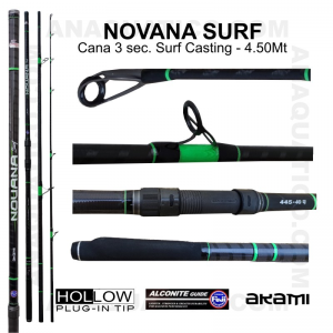 CANA AKAMI NOVANA SURF 3 SEC. 4,50MT - 100/380GR - HOLLOW