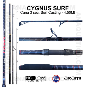 CANA AKAMI CYGNUS SURF 3 SEC. 4,50MT - 100/300GR - HOLLOW