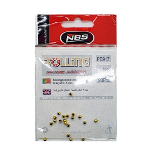 MISSANGA FURADA PB917 ROLLING NBS - 3 MM 20 PCS