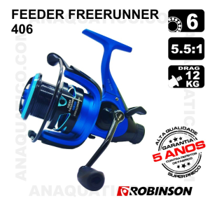 CARRETO FEEDER FREERUNNER 406 ROBINSON BB 6 / Drag 12Kg / R 5.5:1