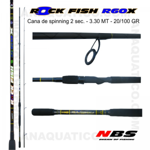 CANA NBS ROCK FISH R60X 3.30MT - 20/100GR